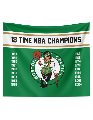 Tapiz Colgante NBA Boston Celtics 86x102 cm Poliester