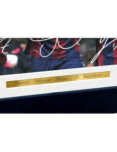 Foto Autografiada Fútbol Barcelona Messi Neymar en Marco 2