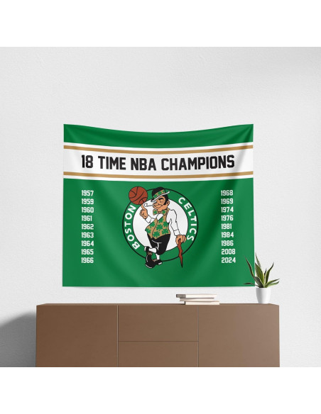 Tapiz Colgante NBA Boston Celtics 86x102 cm Poliester