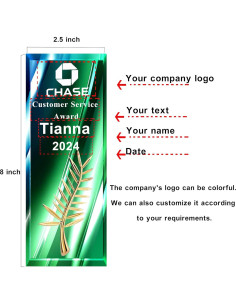 Trofeo Acrílico Personalizado Tina&Co - 20.32x7.62cm 2