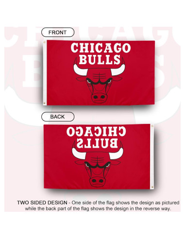 Bandera Chicago Bulls Desert Cactus 3x5 pies 100% Poliéster