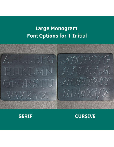 Bandeja de cuero personalizada Ox & Pine 19 cm cuadrada café