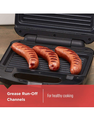 Plancha 3-en-1 BLACK+DECKER WM2000SD, Waffles y Sándwiches