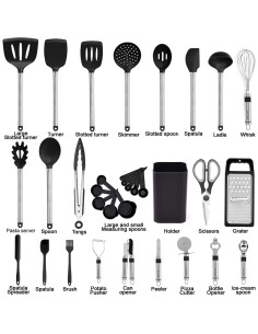 Juego de Utensilios de Cocina BESTZMWK 33 Piezas Antiadherentes 2