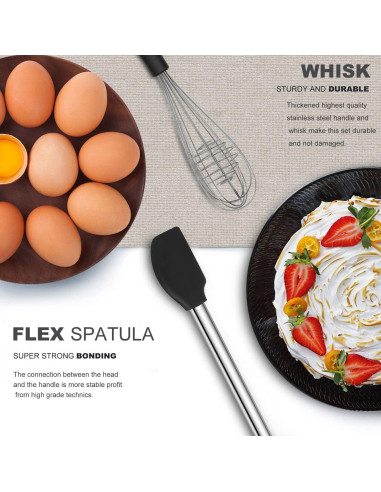 Juego de Utensilios de Cocina BESTZMWK 33 Piezas Antiadherentes