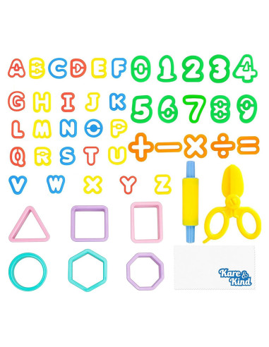 Kit de Herramientas de Plastilina Kare & Kind 49 Piezas