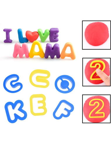 Kit de Herramientas de Plastilina Kare & Kind 49 Piezas