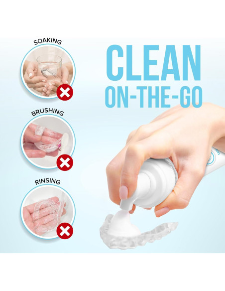 Espuma Limpiadora de Alineadores JJ CARE 80ml Menta