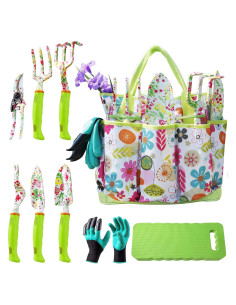 Juego de Herramientas de Jardín NAYE 9 Piezas con Guantes