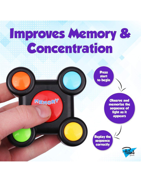 Juego Electrónico de Memoria Point Games - Memory Run - 6 años+