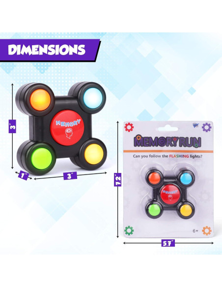 Juego Electrónico de Memoria Point Games - Memory Run - 6 años+