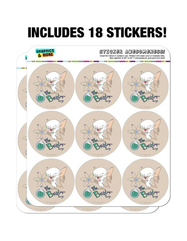 Planificador de Personaje Pinky y El Cerebro - 18 Pegatinas