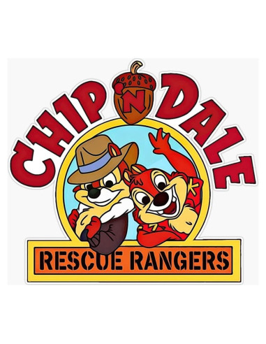Calcomanía de Vinilo Chip N Dale 5" para Ventana - Genérico