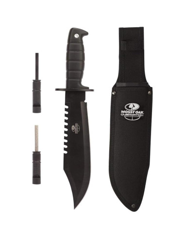 Cuchillo de Caza de Supervivencia Mossy Oak 38 cm con Funda