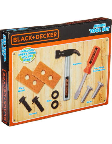 Set de Herramientas Junior Black+Decker 10 Piezas