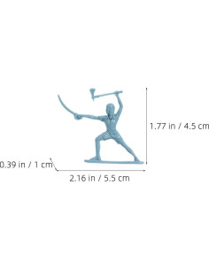 Figuras Miniatura de Soldados Piratas Toyvian 100 Piezas 2