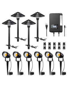 Kit de Iluminación LED Sunvie 10 Piezas Jardín 12V