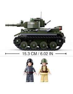 Tanque BT-7 de Caballería Ligera Octopbrik 347 Piezas 2