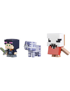 Figura de Acción Minecraft Mattel - Paquete de 3 Mini-Figuras 2