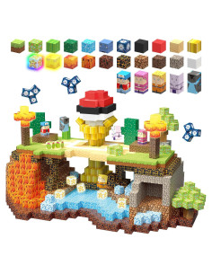 Juego de Bloques Magnéticos 200PCS Afiudadgfuhav Iluminados