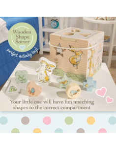 Clasificador de Formas de Madera Kids Preferred 12cm para Bebés 2