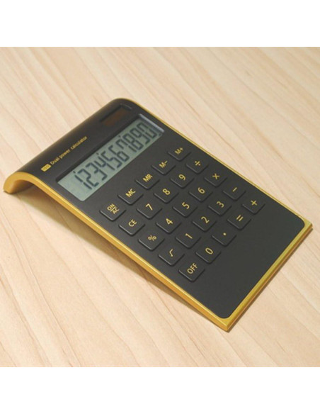 Calculadora Yescool AQ460 Solar 10 Dígitos Diseño Delgado