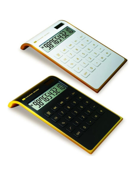 Calculadora Yescool AQ460 Solar 10 Dígitos Diseño Delgado