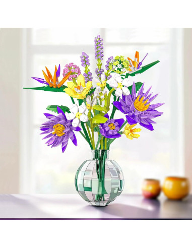 Conjunto Ramo de Flores BIGEARN - 13 Flores Artificiales