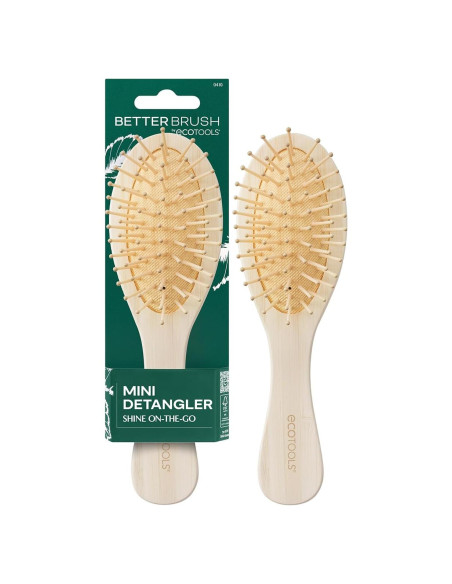 Cepillo Desenredante Mini EcoTools - Bambú Vegano 20.32 cm