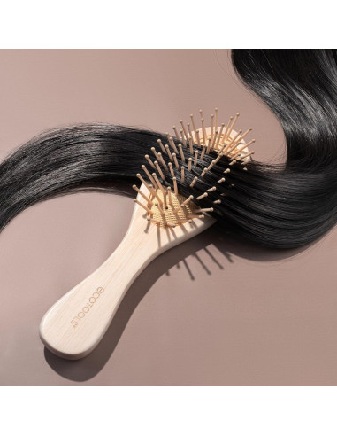 Cepillo Desenredante Mini EcoTools - Bambú Vegano 20.32 cm