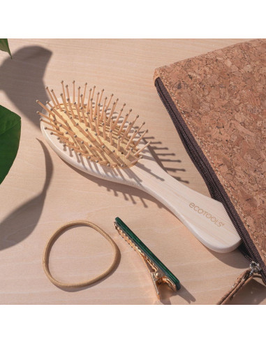 Cepillo Desenredante Mini EcoTools - Bambú Vegano 20.32 cm