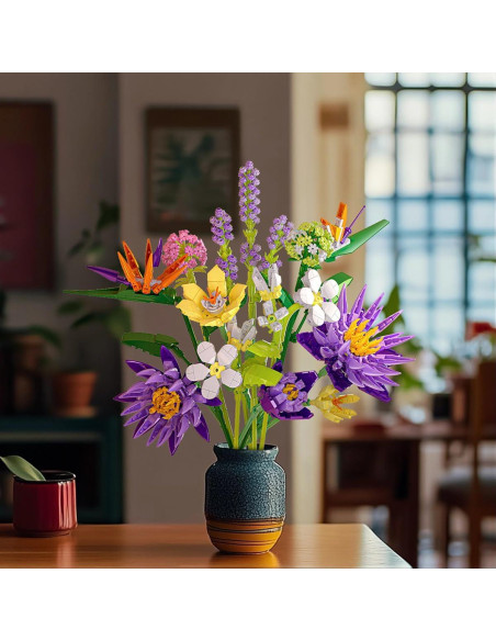 Conjunto Ramo de Flores BIGEARN - 13 Flores Artificiales