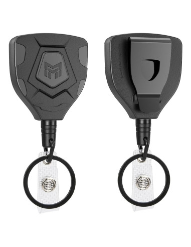 Llavero Retráctil MNGARISTA con Clip para Cinturón, 2 Unidades