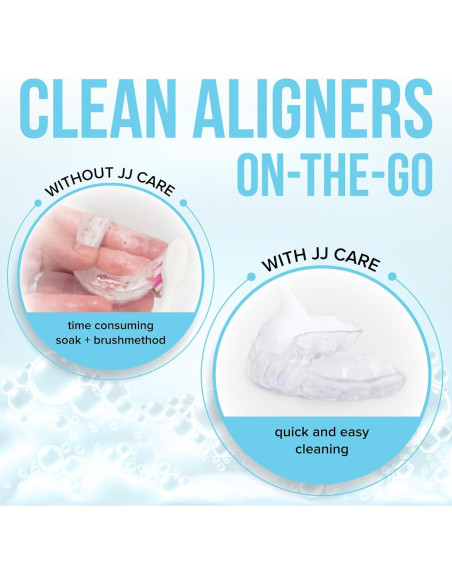 Espuma Limpiadora de Alineadores JJ CARE 80ml Menta