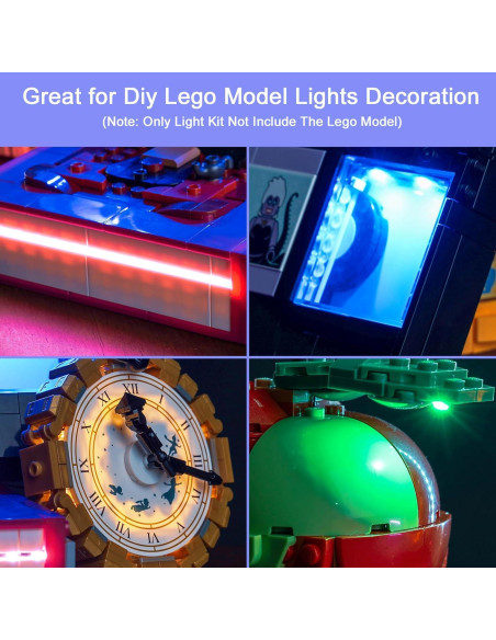 Kit de Luz LED Hilighting para LEGO 43227, Fácil Instalación