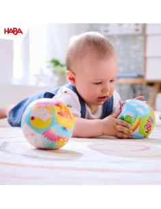 Bola Suave para Bebés HABA Mundo Arco Iris 11.43 cm 2