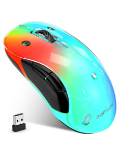 Ratón Inalámbrico Memzuoix WM-2017 RGB Recargable 1200 DPI