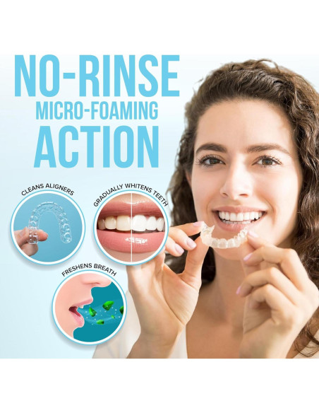 Espuma Limpiadora de Alineadores JJ CARE 80ml Menta