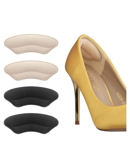 Protectores de Talón BIGIICO - Almohadillas Autoadhesivas 4 Pares