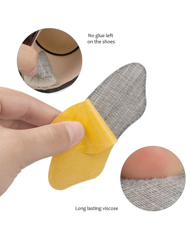 Protectores de Talón BIGIICO - Almohadillas Autoadhesivas 4 Pares