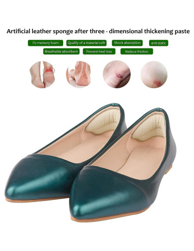 Protectores de Talón BIGIICO - Almohadillas Autoadhesivas 4 Pares