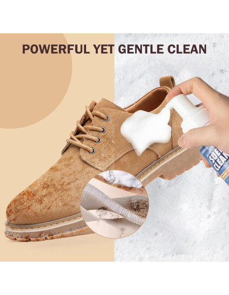 Limpiador de Ante GLOWPOINT 191g Kit con Cepillo y Toalla Limpiador de Ante GLOWPOINT 191g Kit con Cepillo y Toalla