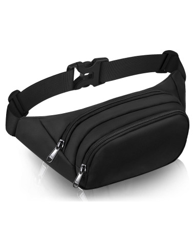 Riñonera Syican Unisex 3 Bolsillos Impermeable 20.99x8cm