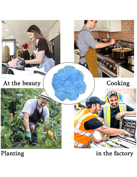 100 Fundas Reutilizables para Brazo G & F Azul 38 cm