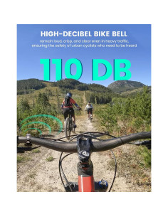 Timbre de Bicicleta RAVEMEN Q2 Compatible con AirTag 2