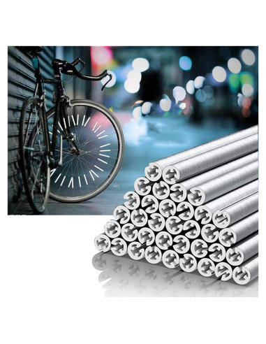 36 Reflectores de Radios Hsathoac para Bicicletas - Visibilidad 360