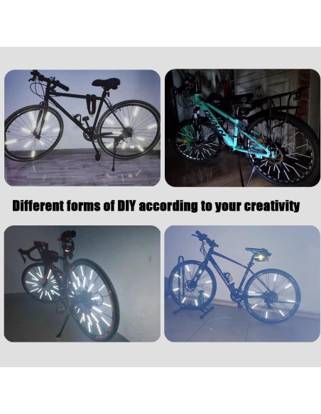 36 Reflectores de Radios Hsathoac para Bicicletas - Visibilidad 360