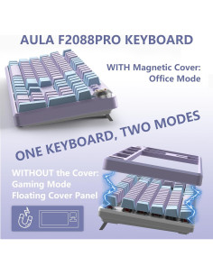 Teclado Mecánico AULA F2088 Pro RGB, 108 Teclas, USB 2