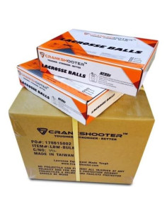 Pelotas de Lacrosse CrankShooter Amarillo 120 Unidades