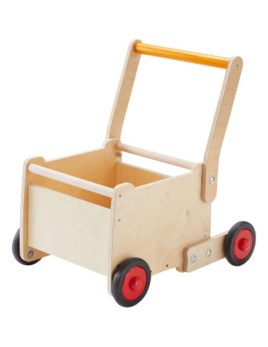 Carrito de Bebé Dragón HABA de Madera con Almacenamiento